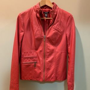 Alfani Women’s Leather Jacket Size Small